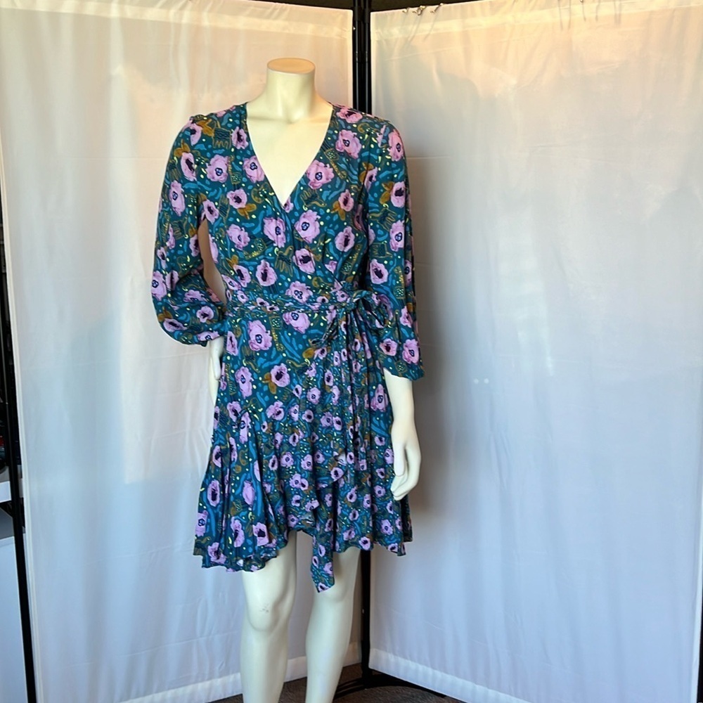 Ālivia long sleeve wrap dress